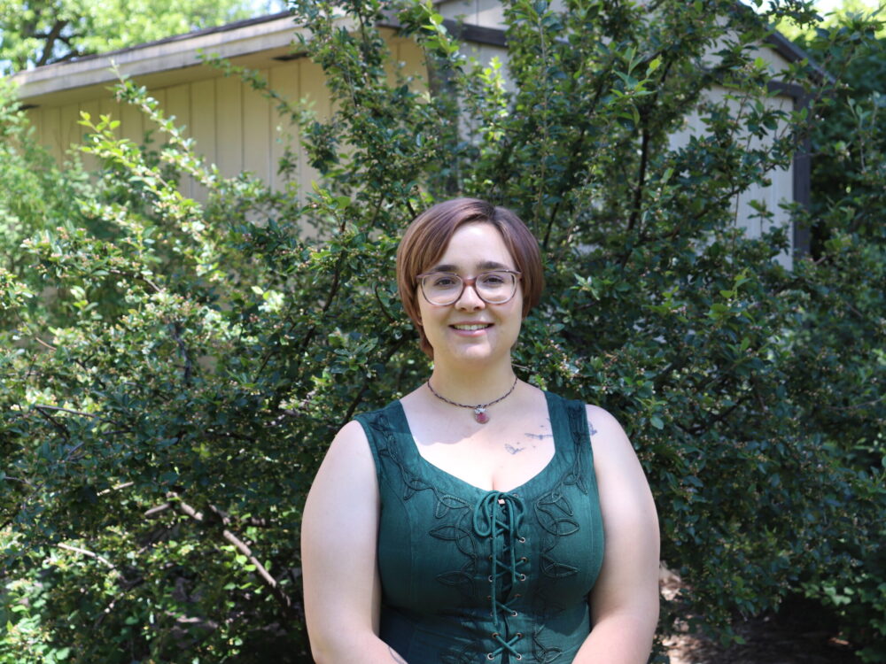 An outdoor portrait of Annaliese Popp